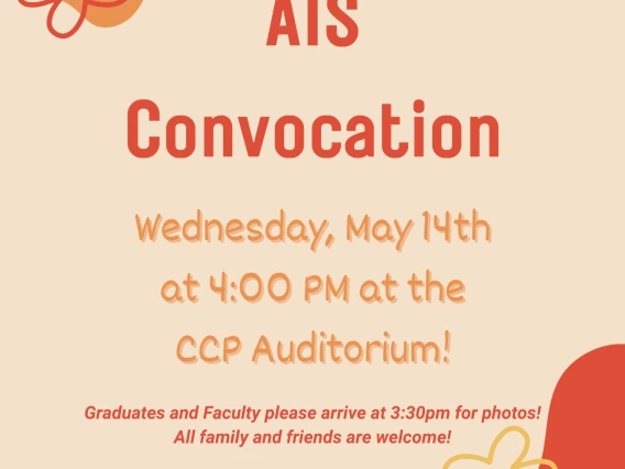AIS Convocation Poster