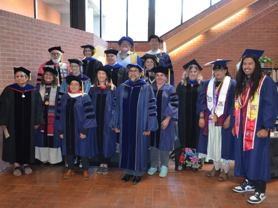 American Indian Studies 2025 Graduates and Professors