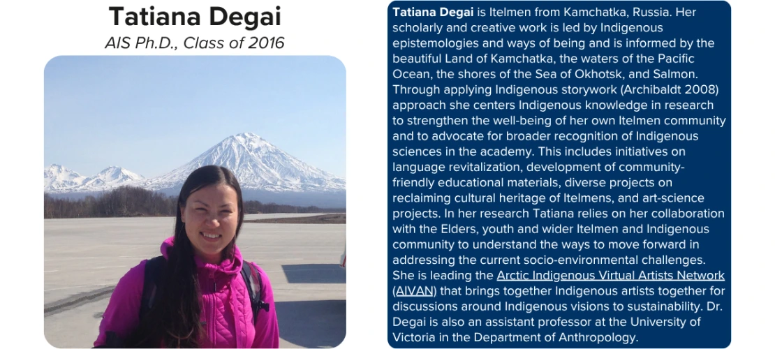Tatiana Degai, AIS Alumni