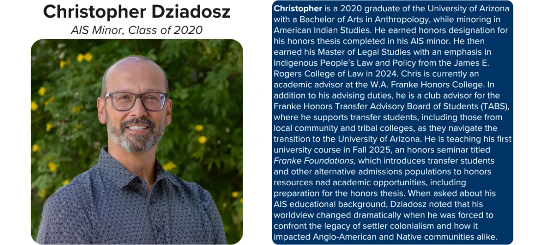 Christopher Dziadosz, AIS Alumni