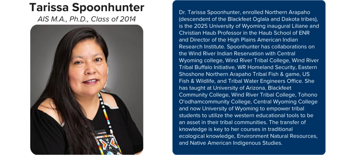Tarissa Spoonhunter, AIS Alumni Spotlight