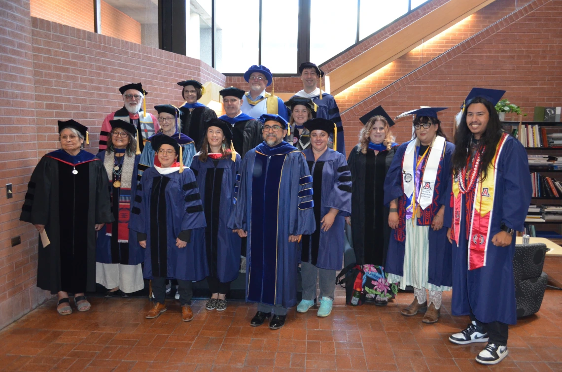 American Indian Studies 2025 Graduates and Professors