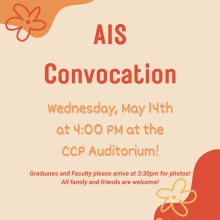 AIS Convocation Poster