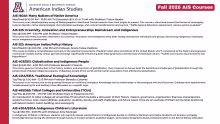 AIS Fall 2026 Courses